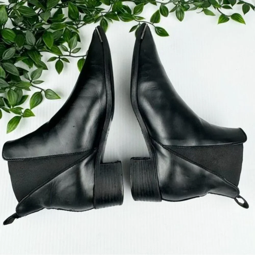 Acne Studios Black Jensen Ankle Boots 6.5 - Picture 8 of 10